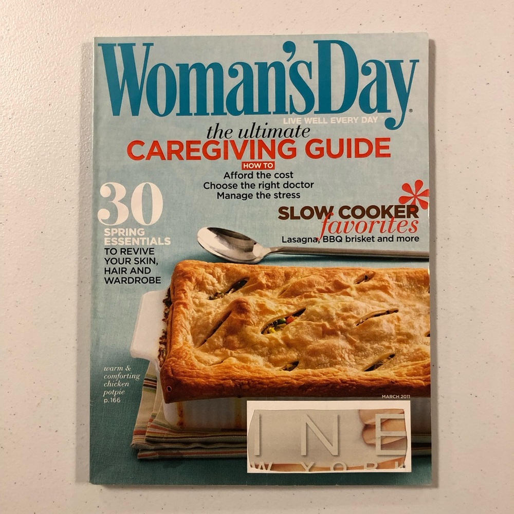 Woman's Day Magazine March 2011 the ultimate Caregiving Guide